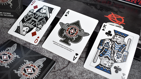 Euchre Loner Hand Playing Cards by Midnight Cards