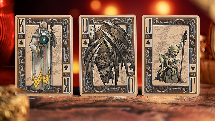 The Lord of the Rings - Two Towers Playing Cards (Gilded Edition