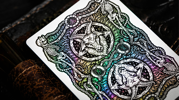 666 Dark Reserves Holographic Foiled Edition Playing Cards Deck