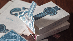 Marked Paisley Ton sur Ton Poudre Playing Cards