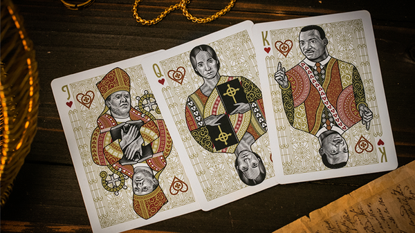 The Cross (Maroon Martyrs or Admiral Angels) Playing Cards