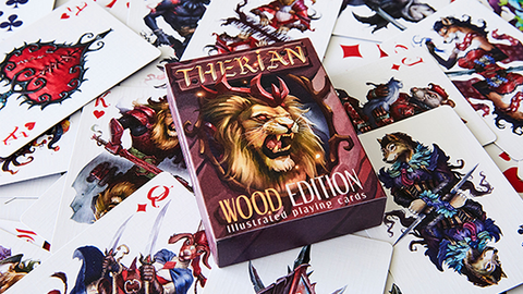 Therian (Wood) Playing Cards Deck