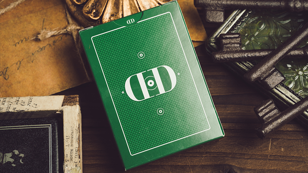 Smoke & Mirrors V9 (Green Edition) Playing Cards by Dan & Dave