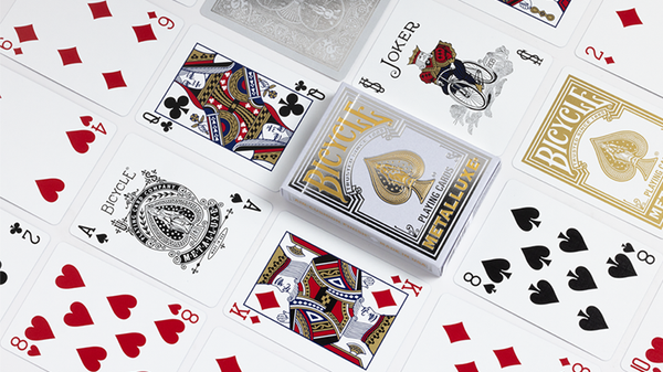 Bicycle Metalluxe Silver Playing Cards Deck