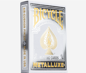 Bicycle Metalluxe Silver Playing Cards Deck