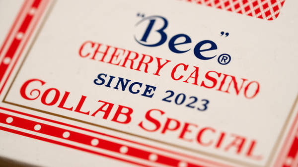 Limited Bee X Cherry 3 Deck Set (Blue, Red and Black) Playing Cards