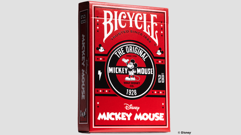 Bicycle Disney Classic Mickey Mouse (Red) Playing Cards Deck