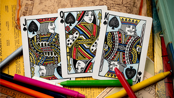 Crayon Playing Cards Deck by Kings Wild Project