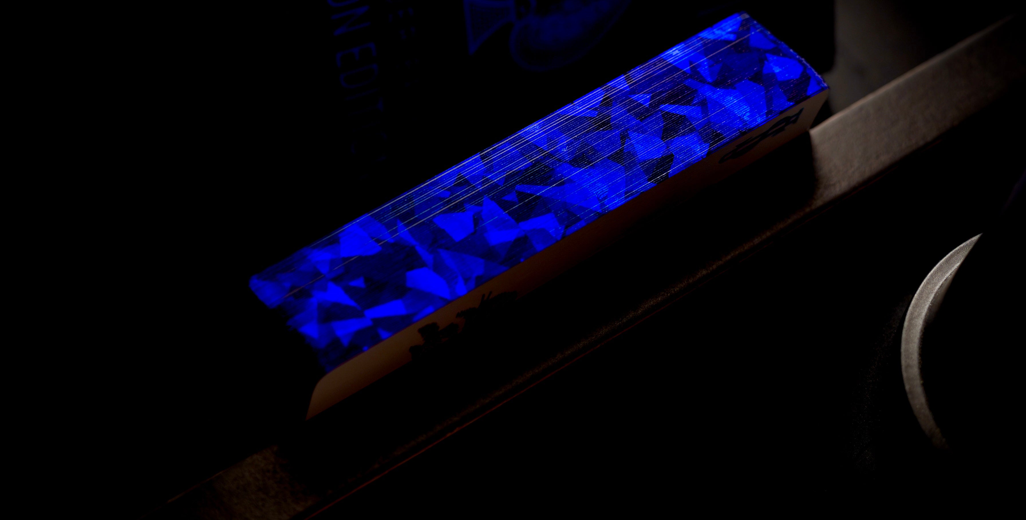 Prism Blue Gilded Bicycle Neon Cool-Blue Deck Playing Cards – Card