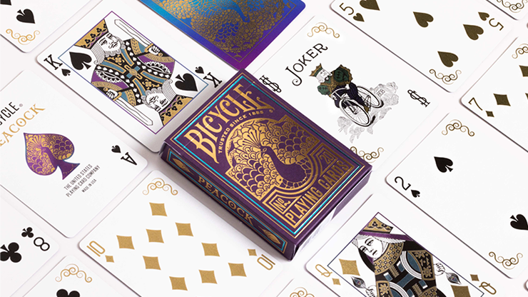 Bicycle Purple Peacock Playing Cards – Card-Addiction.com