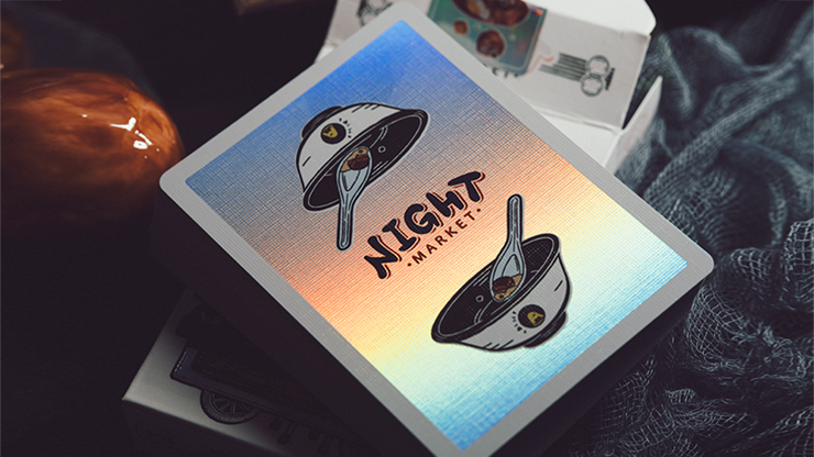 holographic magic cards Night Market: Holographic Playing Cards by 808 Magic & Bacon Magic – Card -Addiction.com