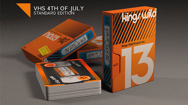1982 VHS Playing Cards Decks by Kings Wild Project