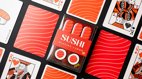 Sushi (Tuna Nigiri or Salmon Nigiri) Playing Cards by BAOBAO Restaurant