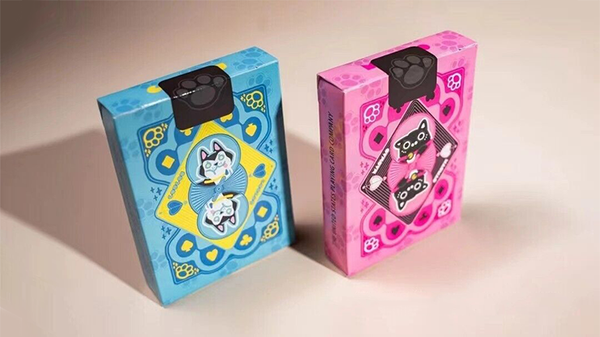 Bicycle Cat (Pink) Playing Cards