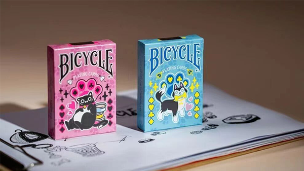 Bicycle Dog (Blue) Playing Cards