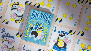 Bicycle Dog (Blue) Playing Cards