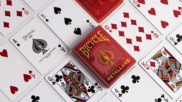 Bicycle Metalluxe Red Playing Cards