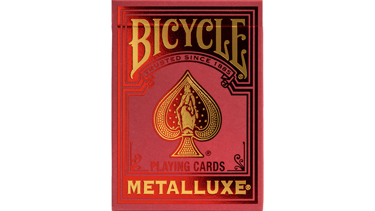 Bicycle Metalluxe Red Playing Cards