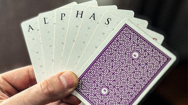 DMC Alpha V3 (Purple) Portcullis Playing Cards