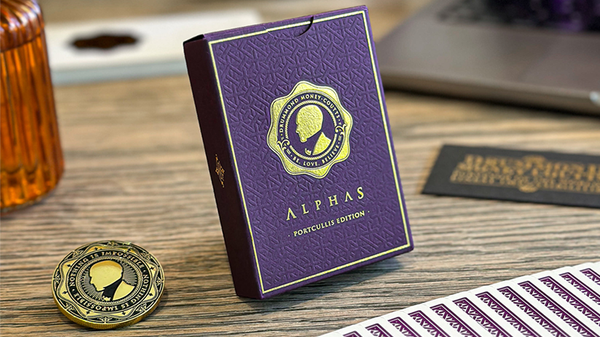 DMC Alpha V3 (Purple) Portcullis Playing Cards