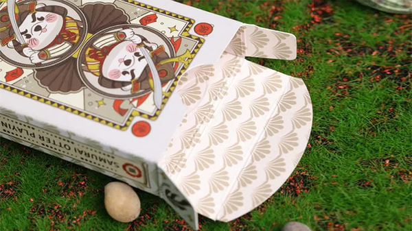 Samurai Otter Playing Cards - Bushido Edition (Scarlet)