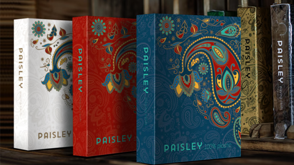 Plastic Paisley Poker Playing Cards