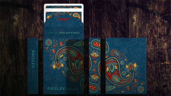 Plastic Paisley Poker Playing Cards