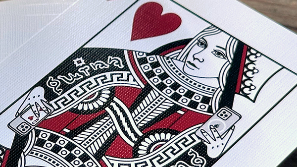Gold Foil Monogram Playing Cards by Black Roses