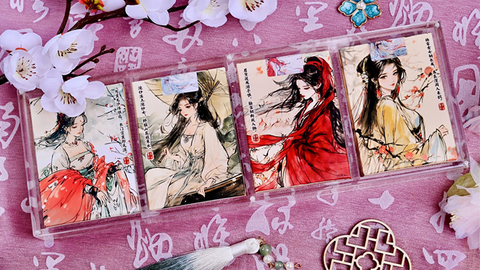 Four Beauties Playing Cards