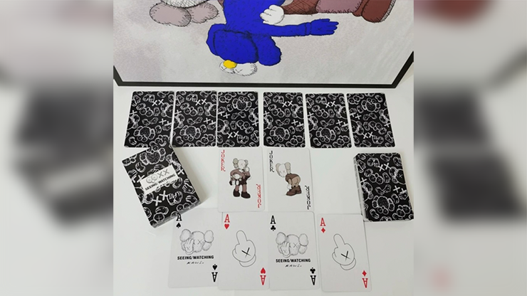 Kaws Seeing / Watching Black Edition Playing Cards – Card