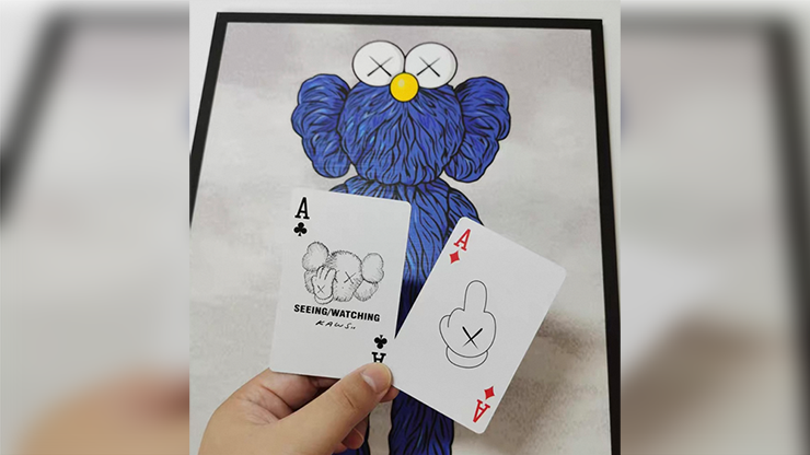 Kaws Seeing / Watching Black Edition Playing Cards – Card