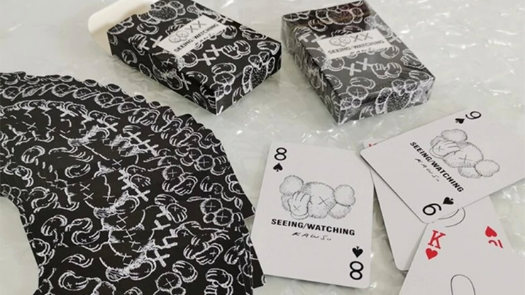 （たーなか）OriginalFake KAWS Playing Card黒 Kaws Seeing / Watching Black Edition Playing Cards – Card
