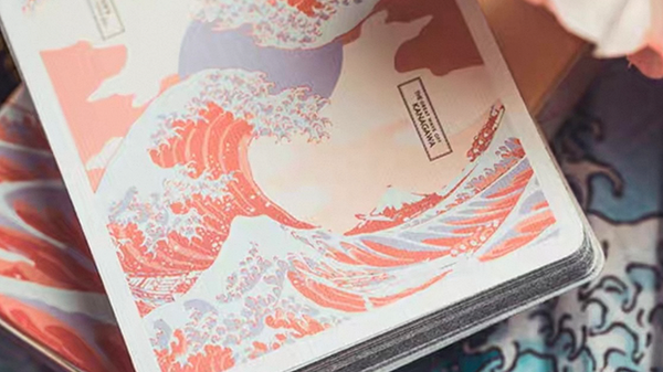 The Great Wave Off Kanagawa V3 Playing Cards