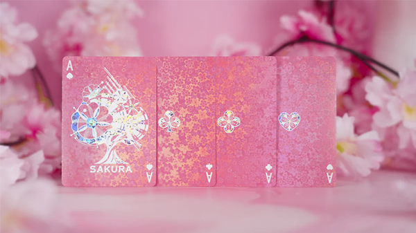 Sakura Pink Playing Cards