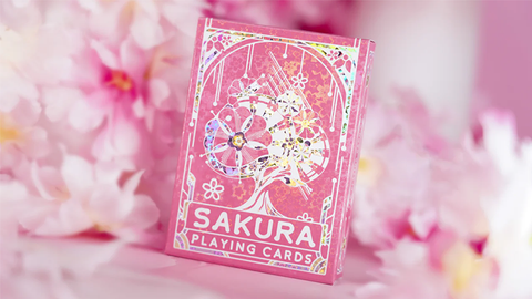Sakura Pink Playing Cards