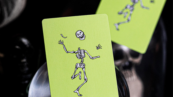 FULTON'S OCTOBER UV GLOW GREEN EDITION PLAYING CARDS