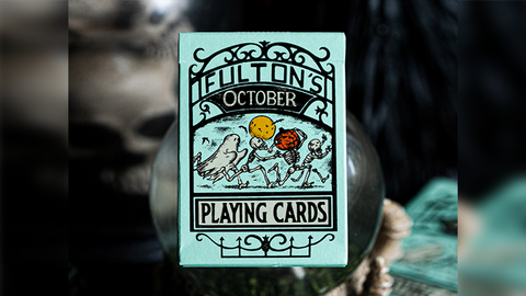 FULTON'S OCTOBER UV GLOW GREEN EDITION PLAYING CARDS