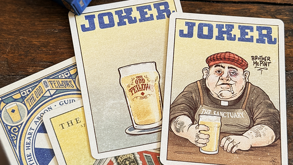 Odd Fellow Brother McPint Mini Playing Cards by Stockholm17