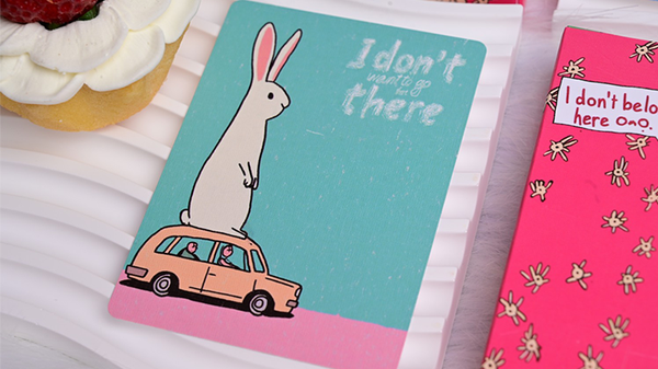 Mad Bunny Playing Cards Deck by Evokad