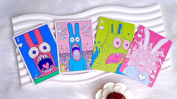 Mad Bunny Playing Cards Deck by Evokad