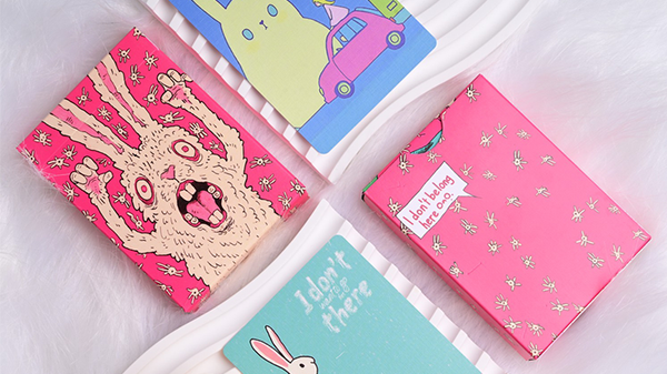 Mad Bunny Playing Cards Deck by Evokad