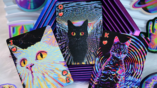 Radio Cat V1 Playing Cards Deck by Evokad