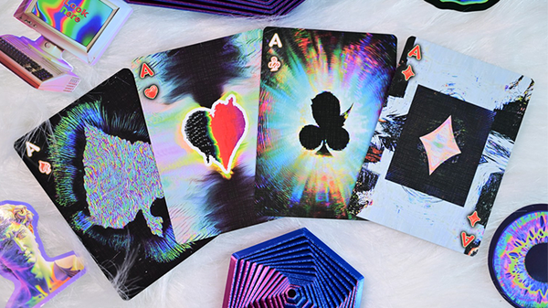 Radio Cat V2 Playing Cards Deck with Grating Tuck Case by Evokad