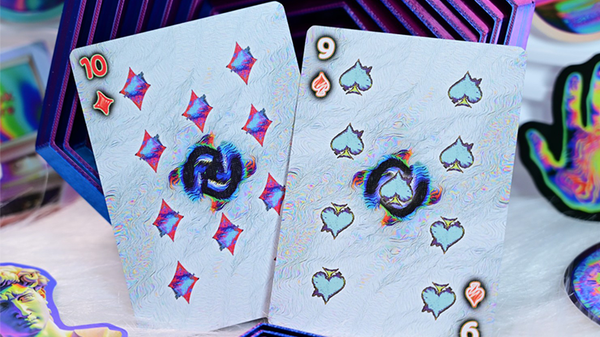 Radio Cat V2 Playing Cards Deck with Grating Tuck Case by Evokad