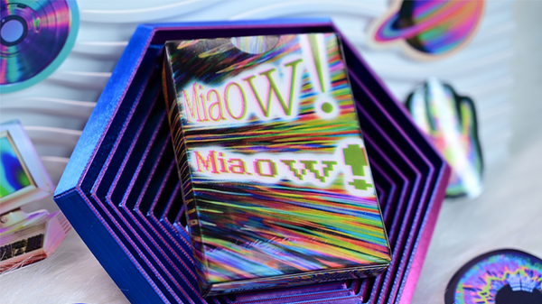 Radio Cat V2 Playing Cards Deck with Grating Tuck Case by Evokad