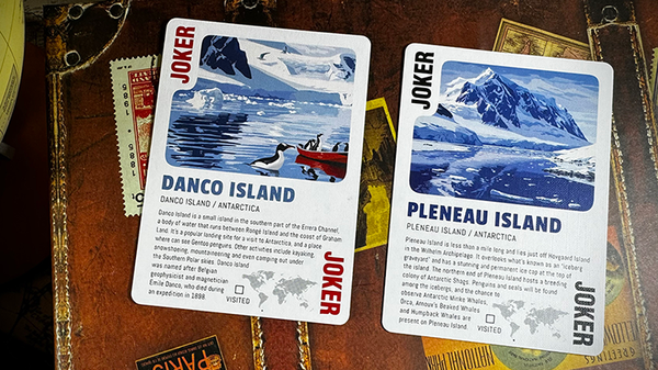 Travel the World Playing Cards Decks by Midnight Cards