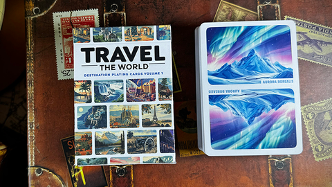 Travel the World Playing Cards Decks by Midnight Cards