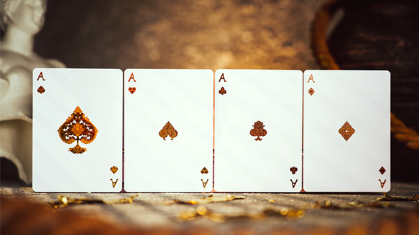 Venus Platinum (White) Playing Cards by TCC Fashion