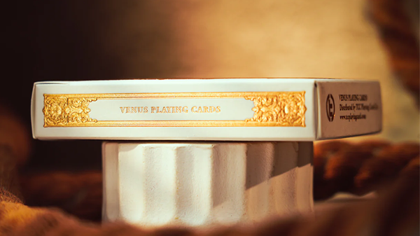 Venus Platinum (White) Playing Cards by TCC Fashion