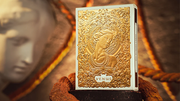 Venus Platinum (White) Playing Cards by TCC Fashion